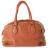 Christian Louboutin Panettone Boston Bag Leather Brown Studded